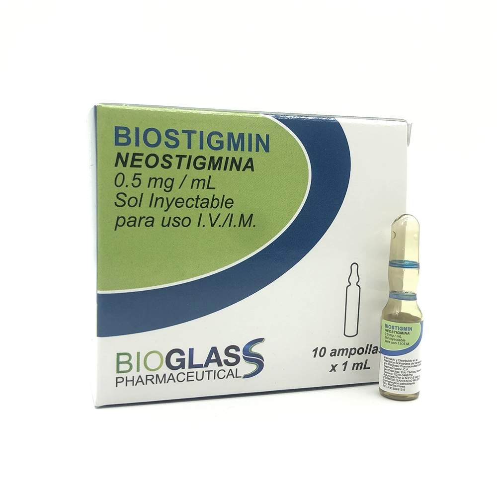BIOSTIGMIN (NEOSTIGMINA) 0,5MG/ 1ML I.M I.V  X 1 AMPOLLA (BIOGLASS)