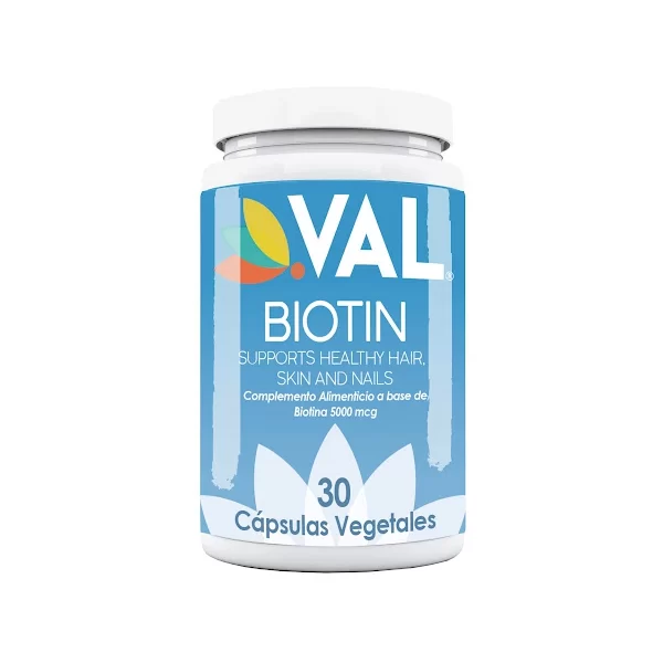 BIOTIN  5000MCG X 30 CAPSULAS VEGETALES (VAL)