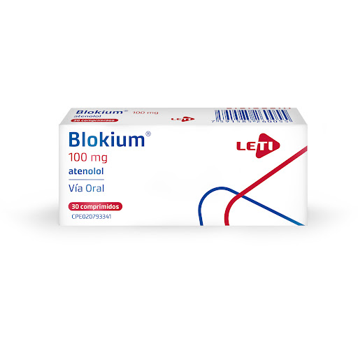 BLOKIUM (ATENOLOL) 100MG X 30 COMPRIMIDOS (LETI)