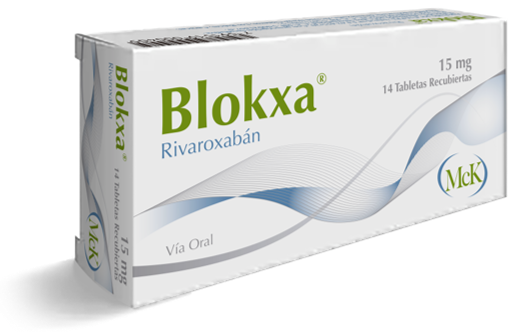 BLOKXA (RIVAROXABAN) 15MG X 14 TABLETAS RECUBIERTAS (CALOX)