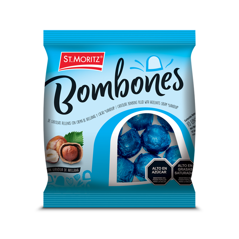 BOMBONES DOMO FOIL BOLSA 10 UNIDADES (ST MORITZ)