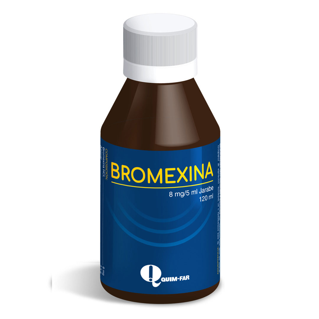 BROMEXINA JARABE  8MG/5ML X 120ML (QUIM-FAR)
