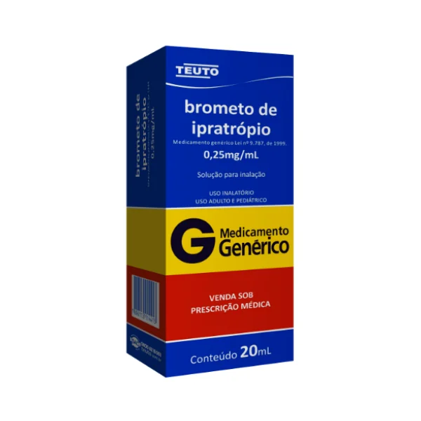 BROMURO DE IPRATROPIO 0.25MG/ML X 20ML (TEUTO)