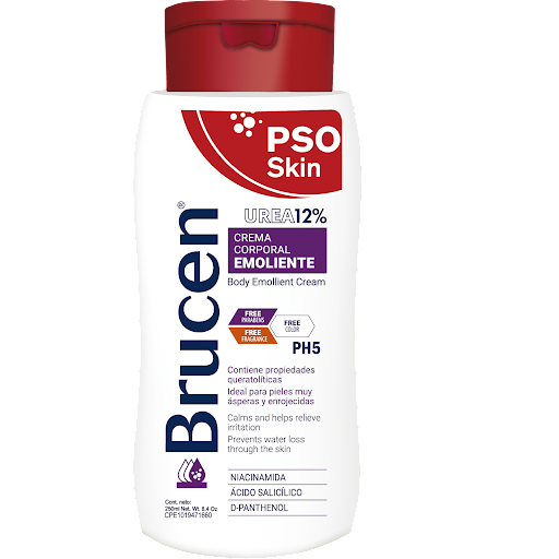 BRUCEN CREMA CORPORAL EMOLIENTE (NIACINAMIDA - ACIDO SALICILICO - D PANTHENOL)  X 250ML (BRUPHARM)