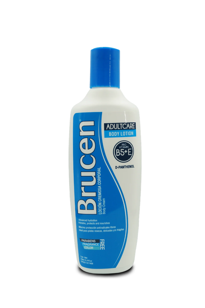 BRUCEN LOCION  CREMOSA CORPORAL (D PANTHENOL - VITAMINA B5 - VITAMINA E)  X 250ML (BRUPHARM)