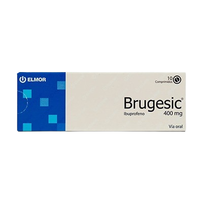 BRUGESIC (IBUPROFENO) 400MG X 10 COMPRIMIDOS RECUBIERTOS (ELMOR)
