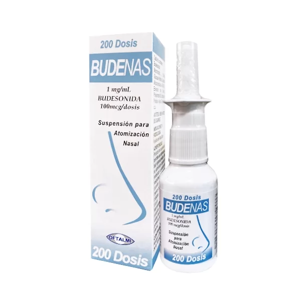 BUDENAS (BUDESONIDA) 100MCG/DOSIS X 200 DOSIS (OFTALMI)