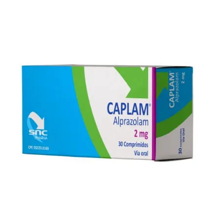 CAPLAM (ALPRAZOLAM) 2MG X 30 COMPRIMIDOS (SNC)