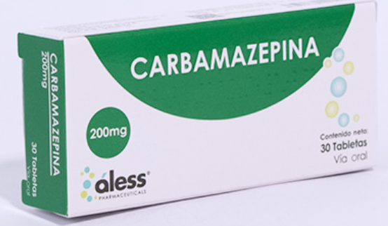 CARBAMAZEPINA 200MG X 30 TABLETAS (ALESS)