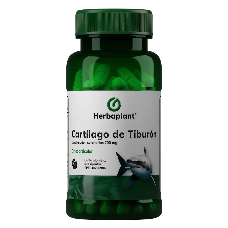 CARTILAGO DE TIBURON / CARCHARADON CARCHARIAS  700MG X 60 CAPSULAS (HERBAPLANT)