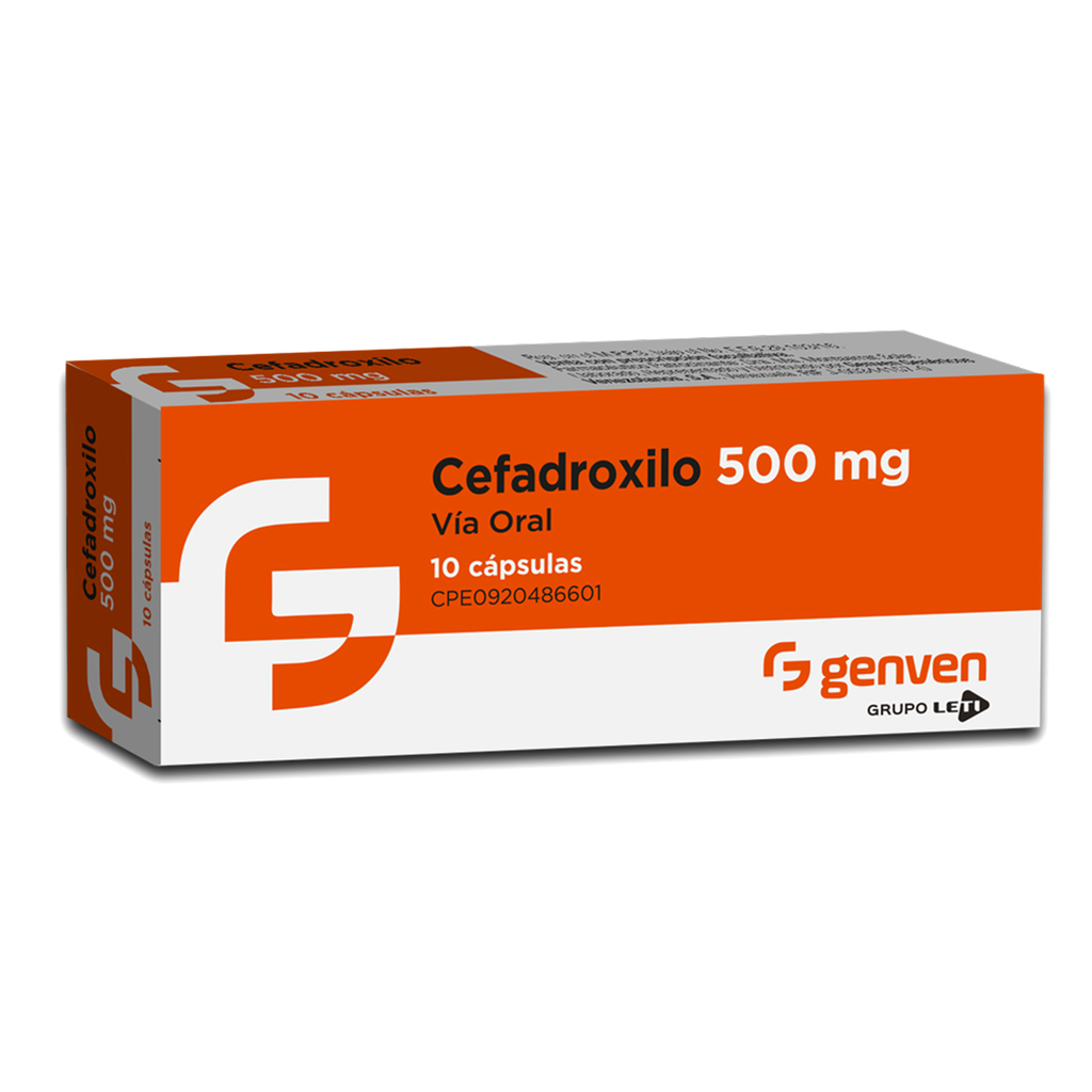 CEFADROXILO  500MG X 10 CAPSULAS (GENVEN)