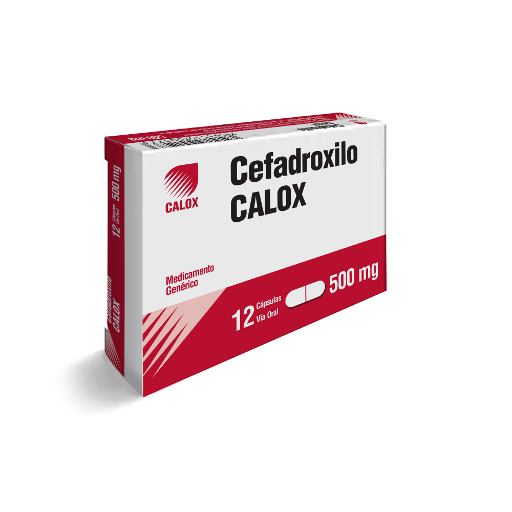 CEFADROXILO  500MG X 12 CAPSULAS (CALOX)