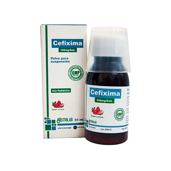 CEFIXIMA  100MG/5ML X 60 ML SUSPENCION (CR DISTRILAB)