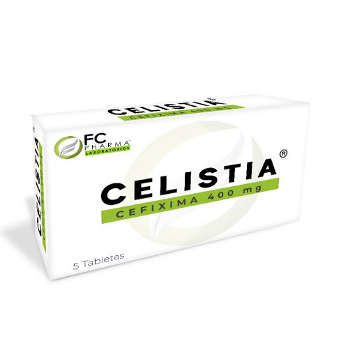 CELISTIA (CEFIXIMA) 400MG X 5 TABLETAS (FC PHARMA)