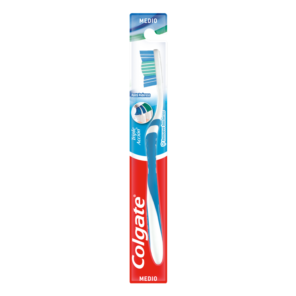 CEPILLO DENTAL TRIPLE ACCION MEDIO   (COLGATE-PALMOLIVE)