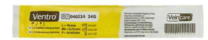 CATETER INTRAVENOSO Nº 24   X 1 UNIDAD (VEINCARE)