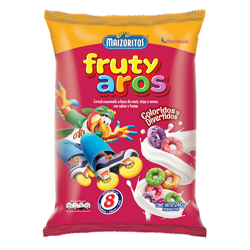 CEREAL FRUTY AROS MAIZORITOS 240GR (MAIZORITOS)