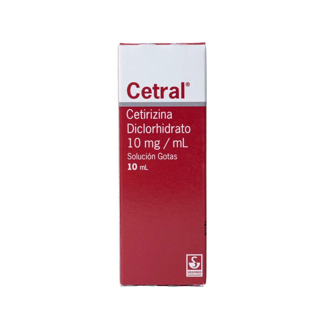 CETRAL (CETIRIZINA) 10MG X 10 ML GOTAS (MEYER)