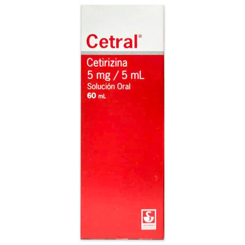 CETRAL (CETIRIZINA) 5MG/5ML X 60 ML SOLUCION (MEYER)