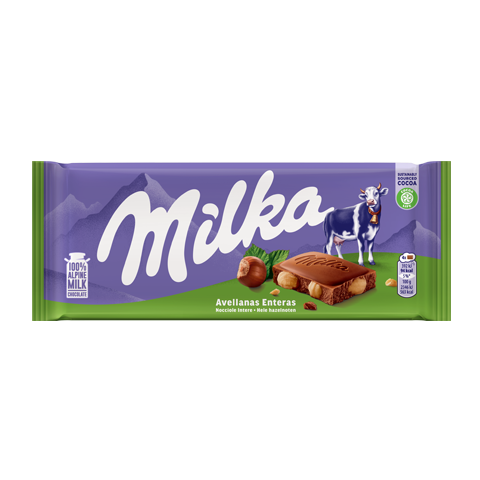 CHOCOLATE AVELLANA X 100 GR (MILKA)