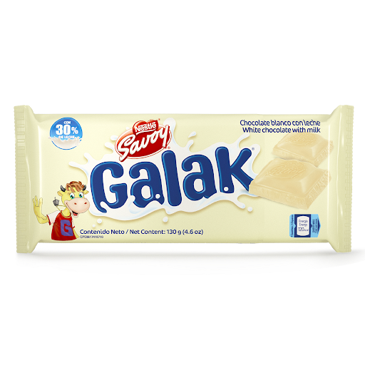 CHOCOLATE BLANCO GALAK 130G 130GR (GALAK)