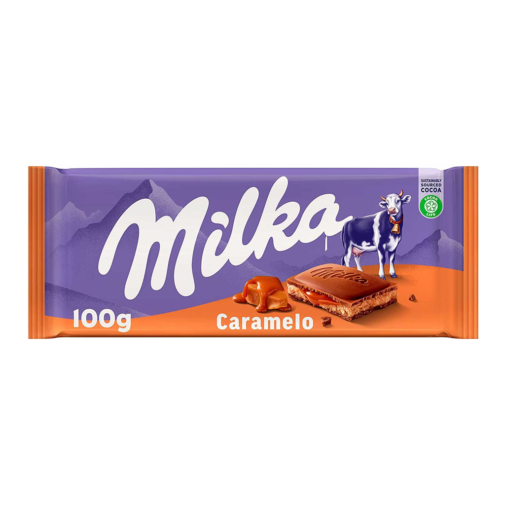 CHOCOLATE CARAMELO X 100 GR (MILKA)