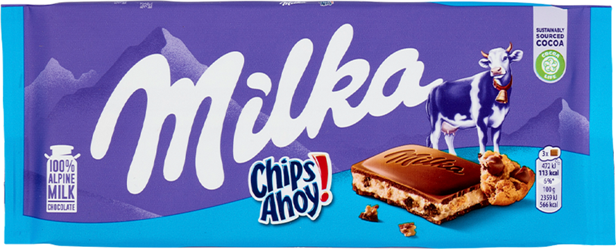 CHOCOLATE CHIPS AHOY X 100 GR (MILKA)