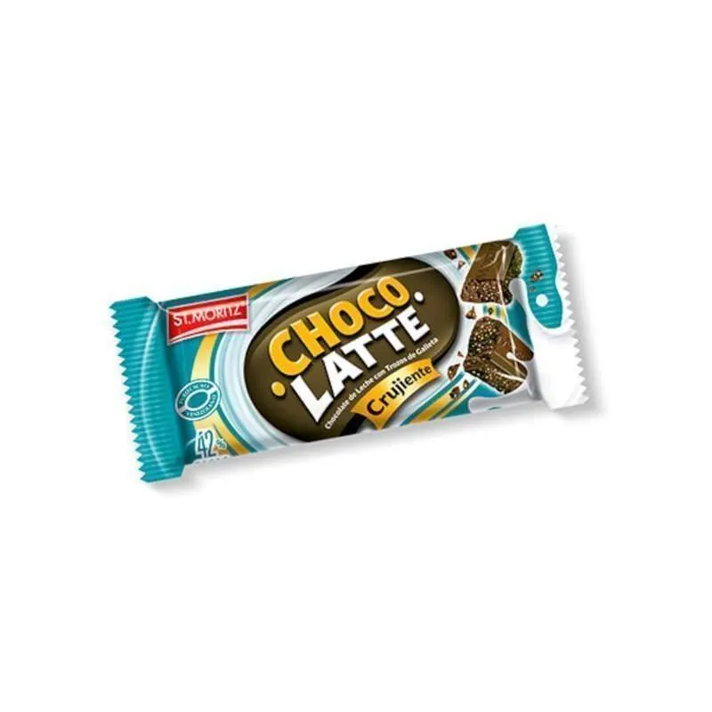CHOCOLATE CHOCO LATTE CRUJIENTE 32GR (ST MORITZ)