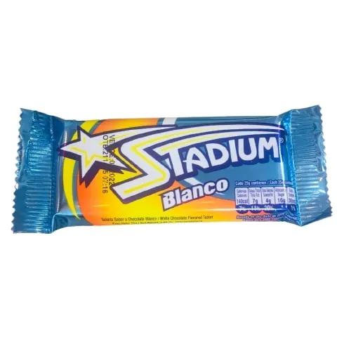 CHOCOLATE STADIUM BLANCO 25 G