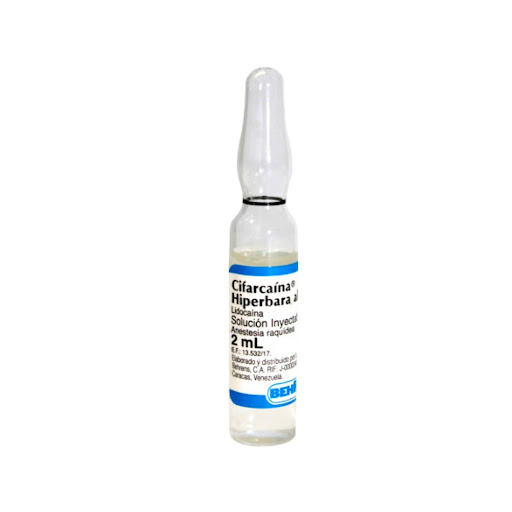CIFARCAINA HIPERBARA  5´% X 1 AMPOLLA 2ML (BEHRENS)