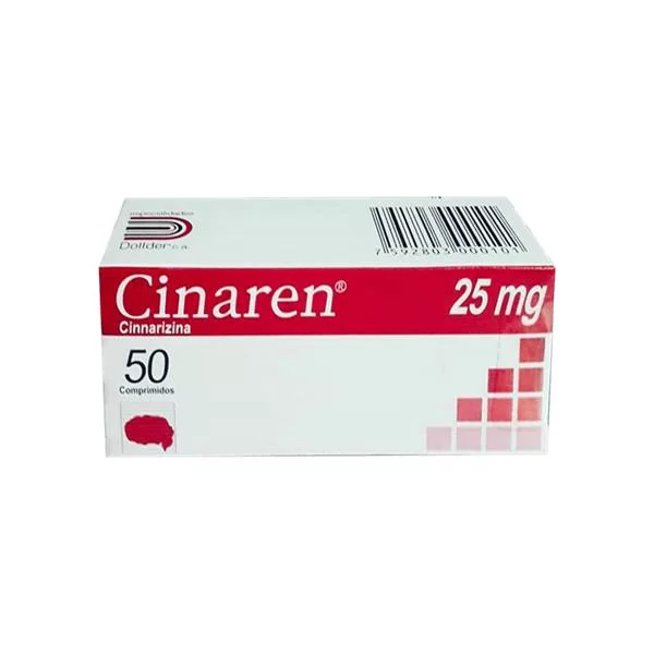 CINAREN (CINARIZINA) 25MG X 50 COMPRIMIDOS (DOLLDER)