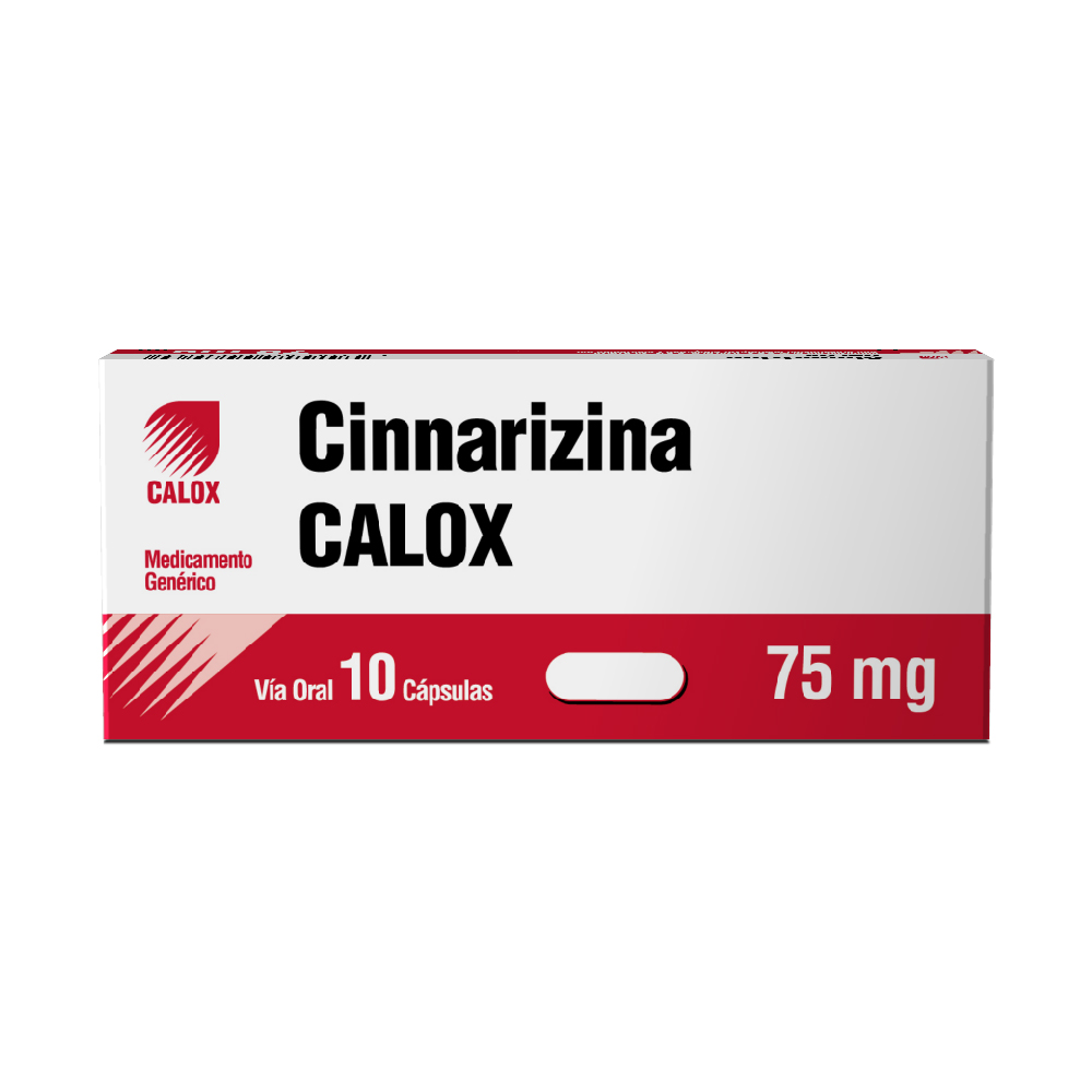 CINARIZINA  75MG X 10 CAPSULAS (CALOX)