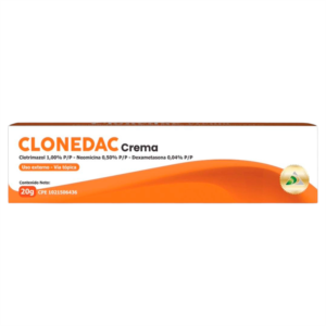 CLONEDAC CREMA  (CLOTRIMAZOL - NEOMICINA - DEXAMETASONA) X 20GR (DAC 55)