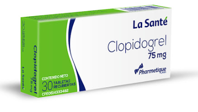 CLOPIDOGREL 75MG TAB REC X 30 TABLETAS (LA SANTE)