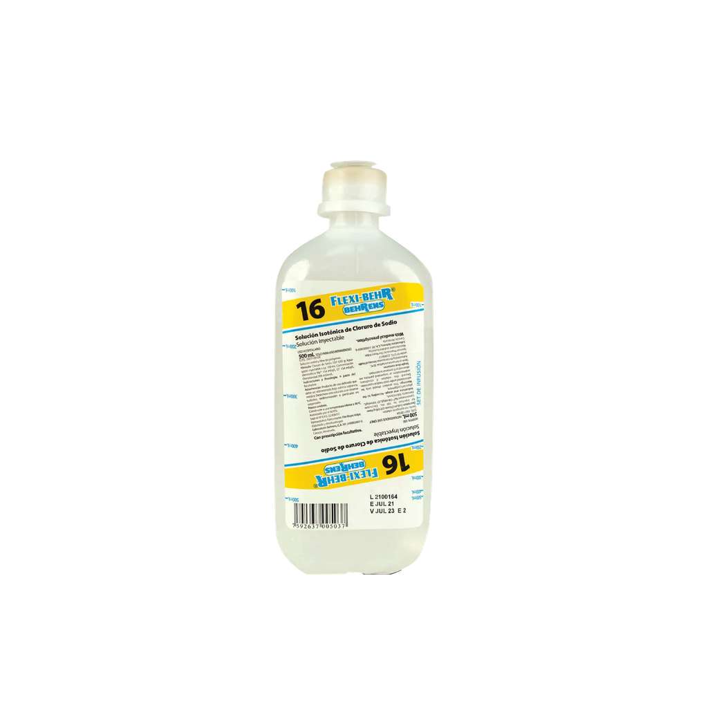 CLORURO DE SODIO N16  0.9% X 500ML (BEHRENS)