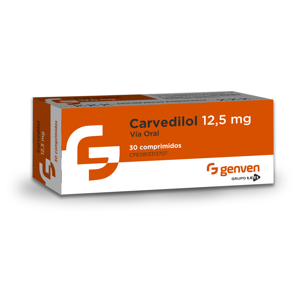 COVENTROL (CARVEDILOL) 12.5MG X 30 COMPRIMIDOS (LETI)