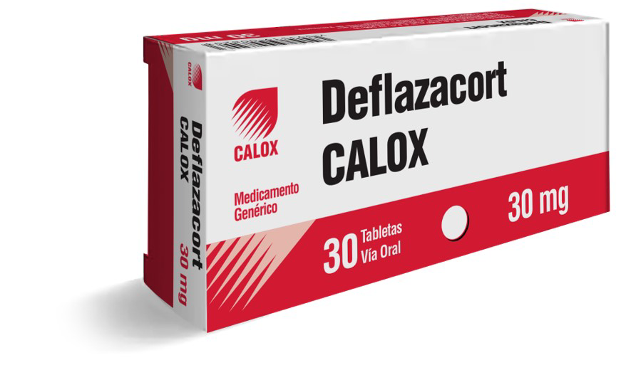 DEFLAZACORT  30MG X 30 TABLETAS (CALOX)