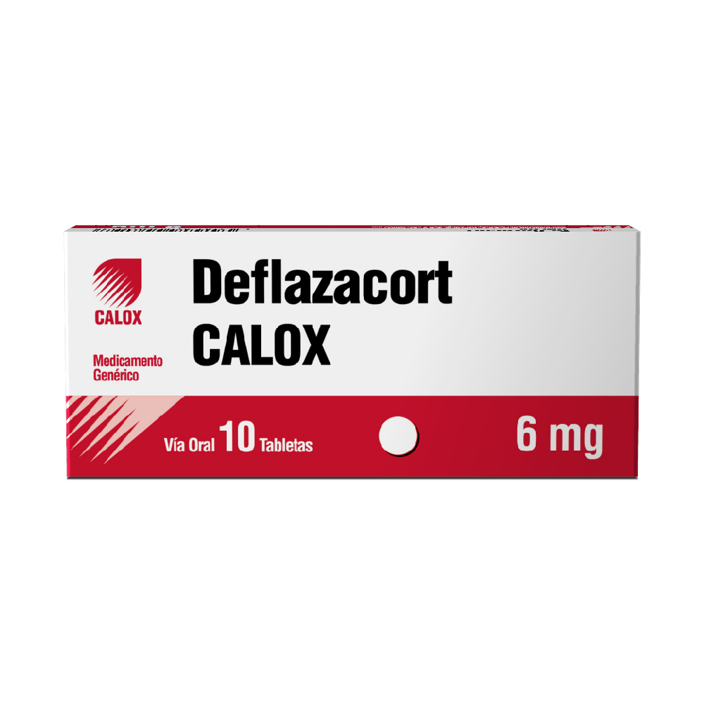 DEFLAZACORT  6MG X 10 TABLETAS (CALOX)