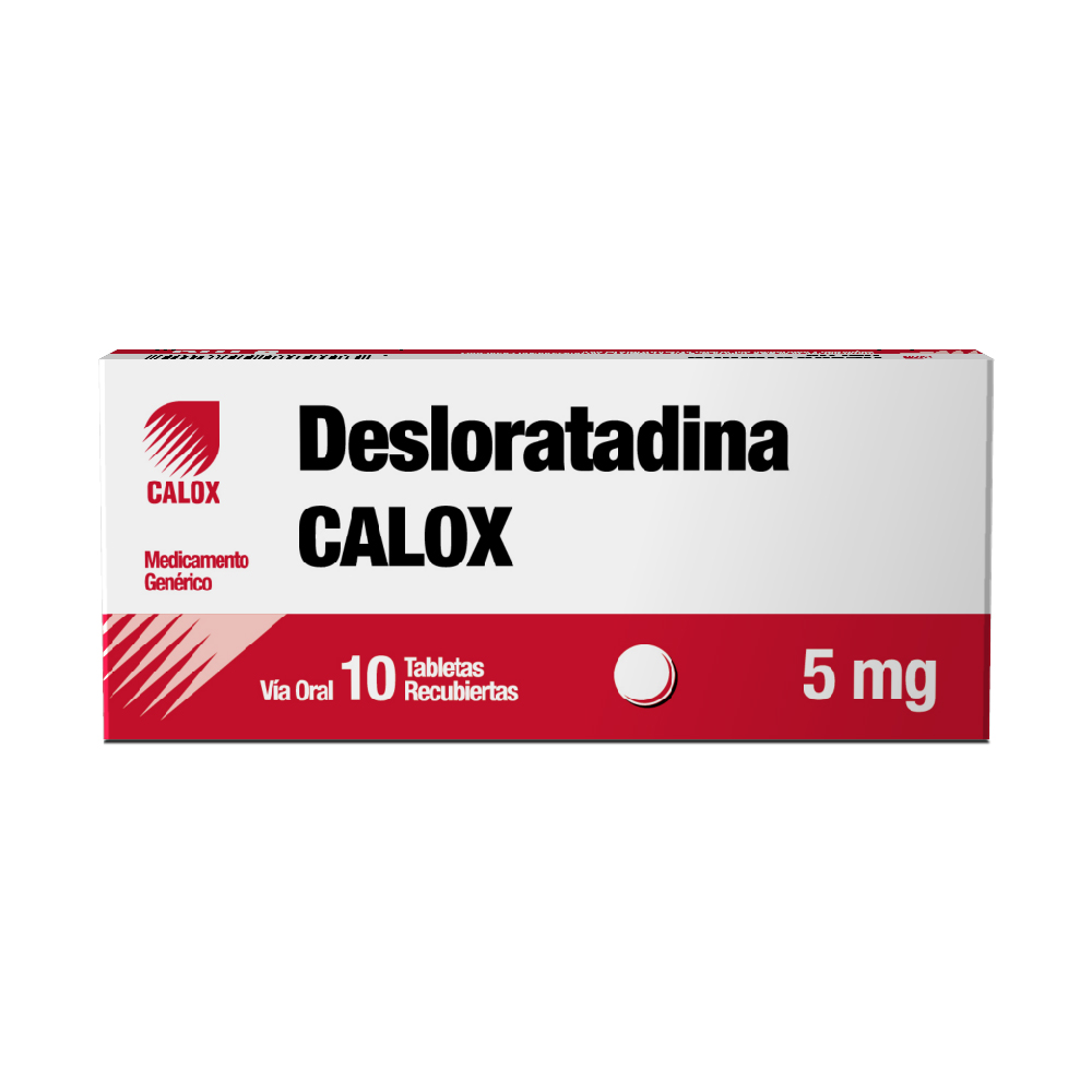 DESLORATADINA  5MG X 10 TABLETAS (CALOX)