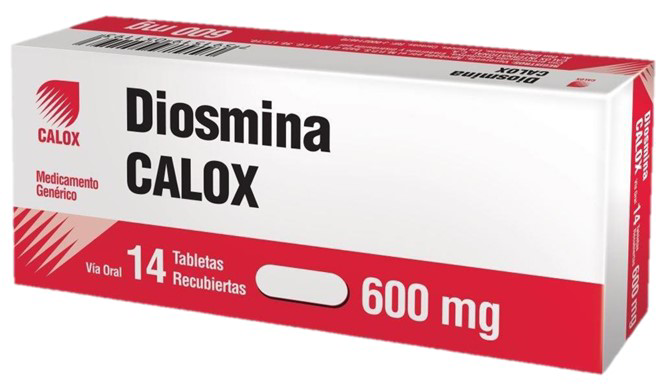 DIOSMINA  600MG X 14 TABLETAS (CALOX)