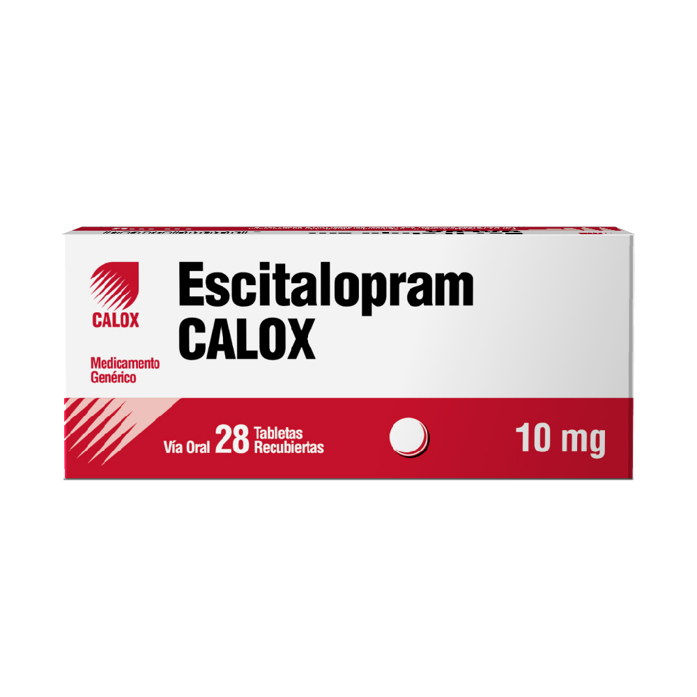 ESCITALOPRAM  10MG X 28 COMPRIMIDOS (CALOX)