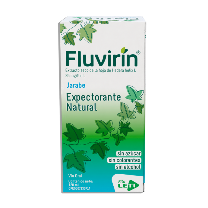 FLUVIRIN JARABE (HIEDRA DISECADA) 35MG-5ML X 120ML (LETI)