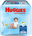 PAÑAL PARA BEBE TRIPLE PROTECCION TALLA G X 25 UNIDADES (HUGGIES)