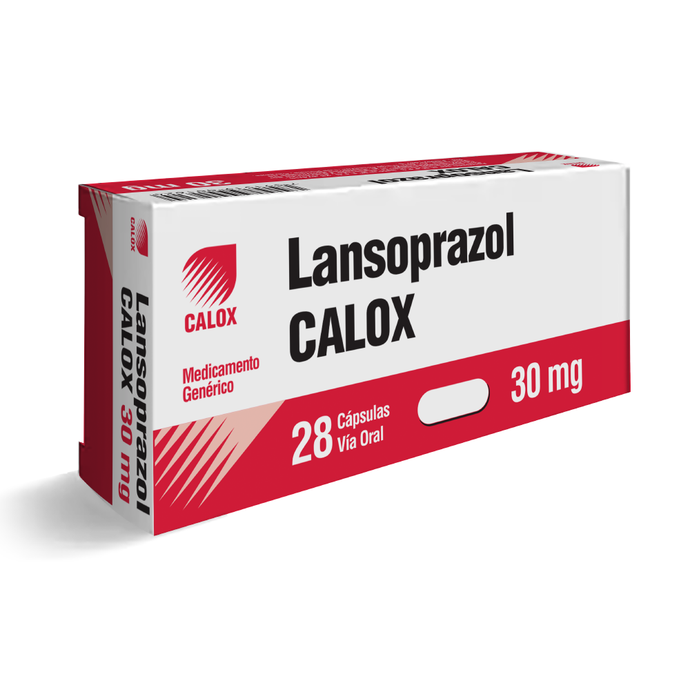 LANSOPRAZOL  30MG X 28 CAPSULAS (CALOX)