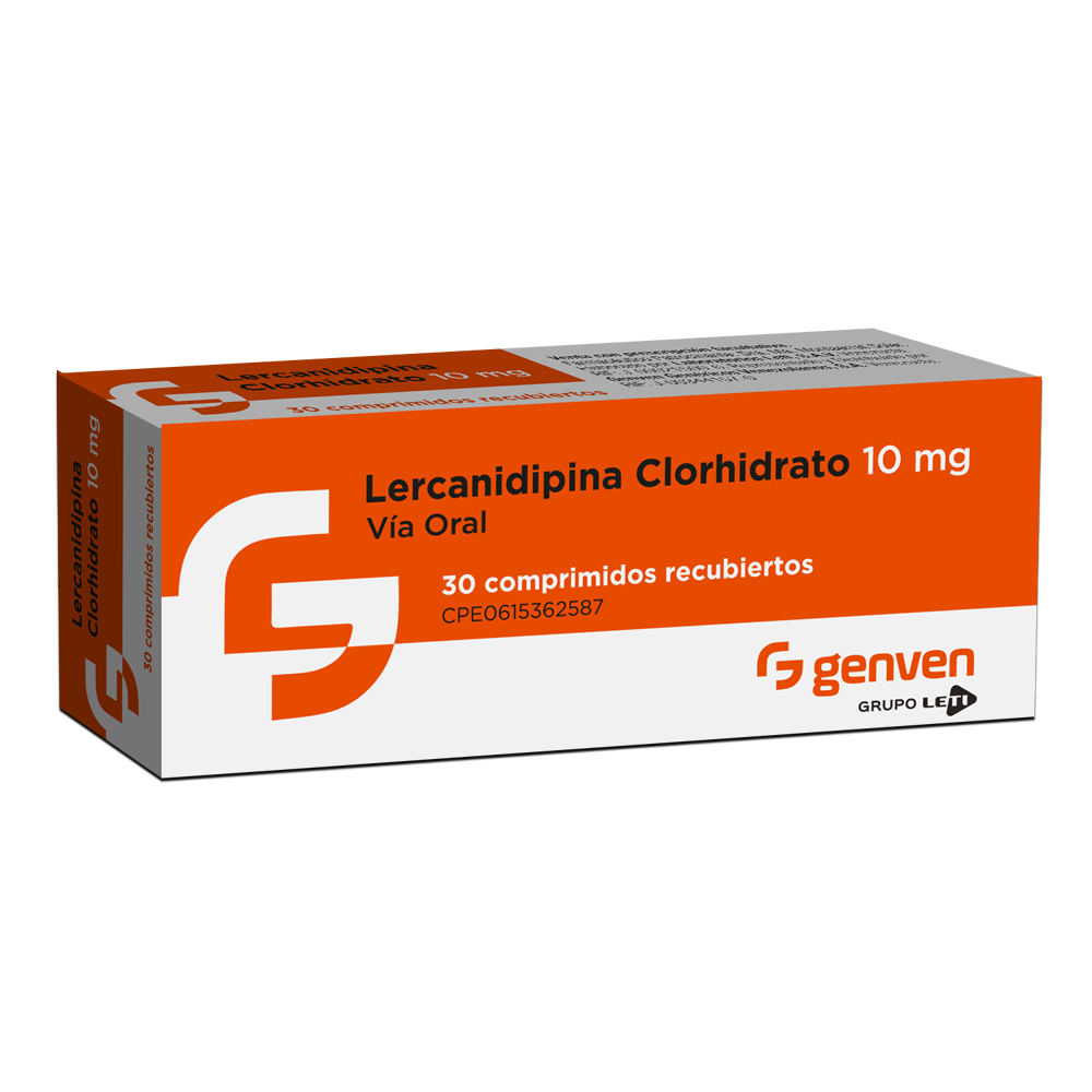 LERCANIDIPINA  10MG X 30 COMPRIMIDOS (GENVEN)