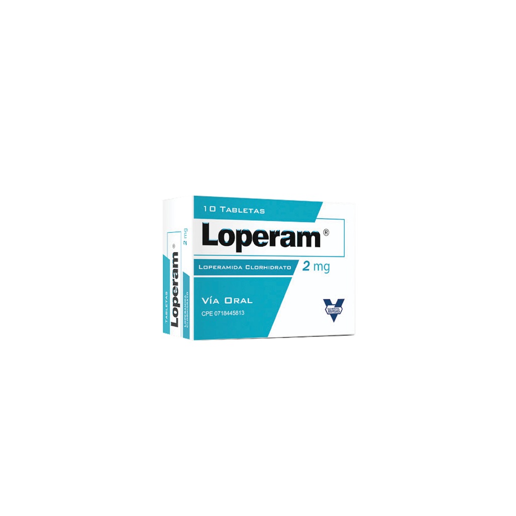 LOPERAM (LOPERAMIDA) 2MG X 10 TABLETAS (VARGAS)