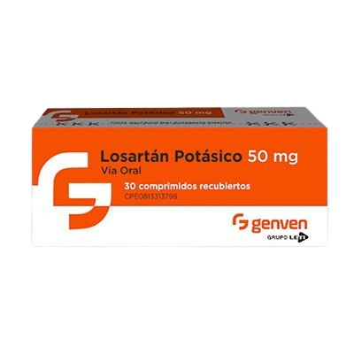 LOSARTAN POTASICO  50MG X 30 COMPRIMIDOS (GENVEN)