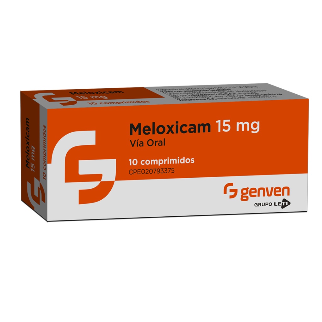 MELOXICAM  15MG X 10 COMPRIMIDOS (GENVEN)