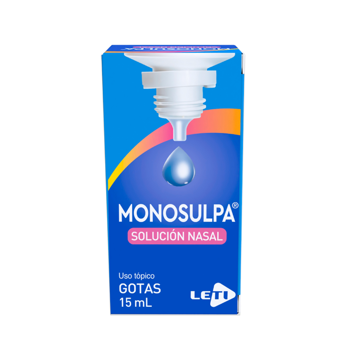 MONOSULPA SOLUCION NASAL (CLORFENIRAMINA - FENILEFRINA - KANAMICINA)  X 15ML (LETI)