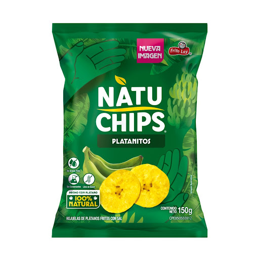 NATUCHIPS PLATANITOS 150GR 
